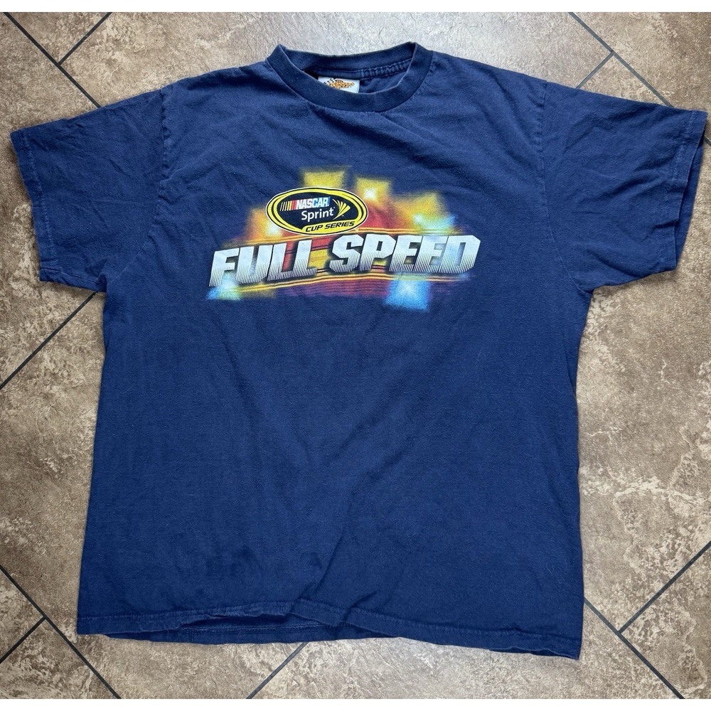 Vintage Rich Woodland Jr Nascar Shirt Mens Large 90s Front Back Print Black Rare